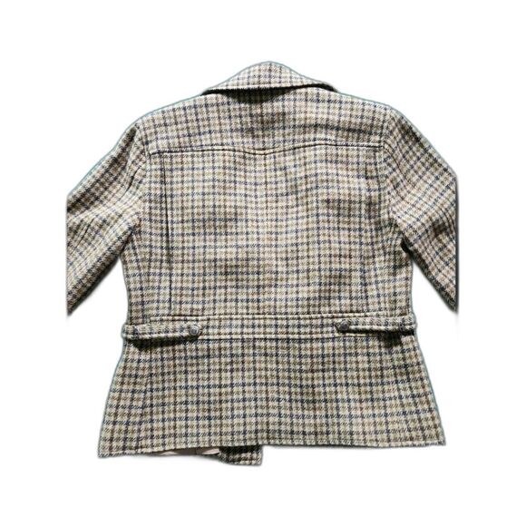 Lauren Ralph Lauren Womens Blazer Wool 4 Academia Preppy Old Money Plaid - Picture 4 of 8